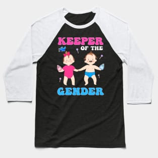 Keeper Of The Gender Reveal Baseball T-Shirt